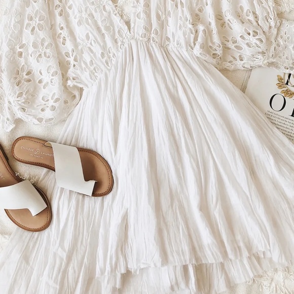 Free People Bella note white eyelet mini dress - Picture 6 of 11